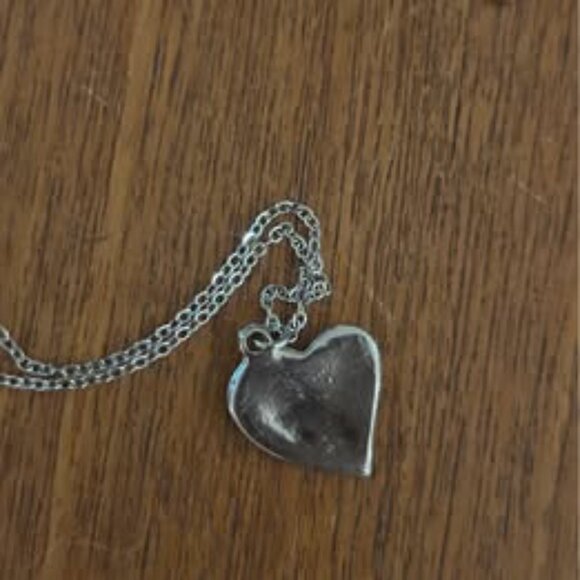 New necklace and heart pendant. Sterling silver 9.5” inches chain with 2 inch ex - Picture 5 of 6